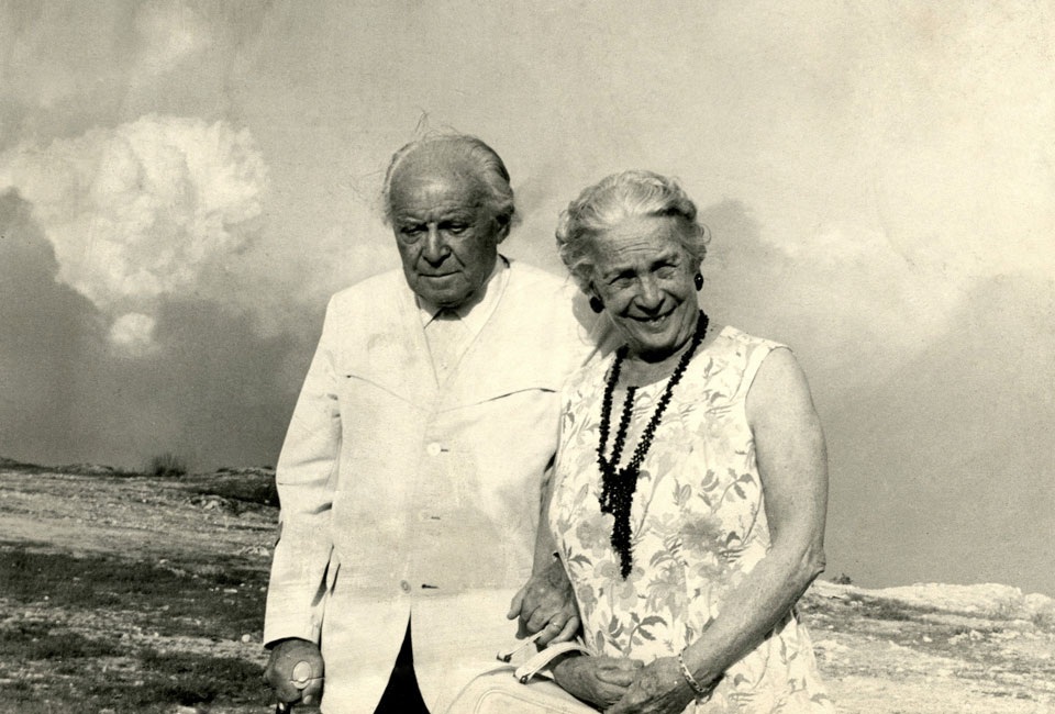 Gio Ponti with his wife Giulia